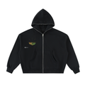 Choppy Cropped Homesick Full-Zip Hoodie