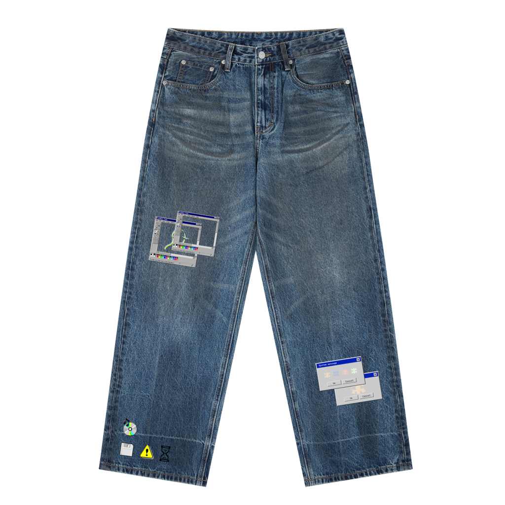 Early Internet Vintage Wash Jeans