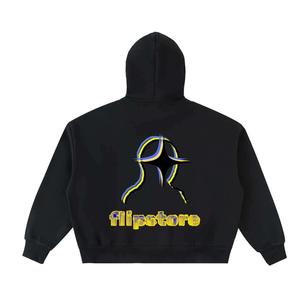 Flipstore Full-Zip Boxy Hoodie