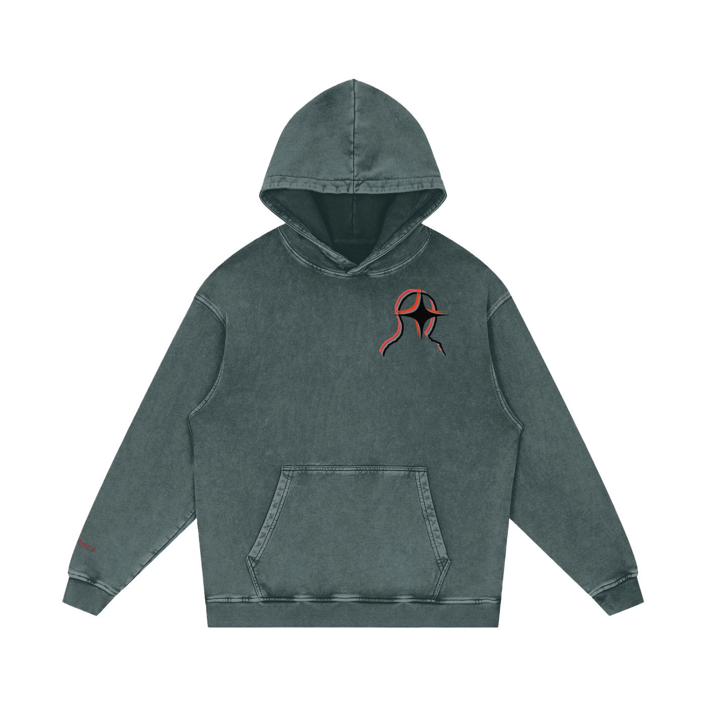 Flipstore Matrix Loose Cotton Hoodie