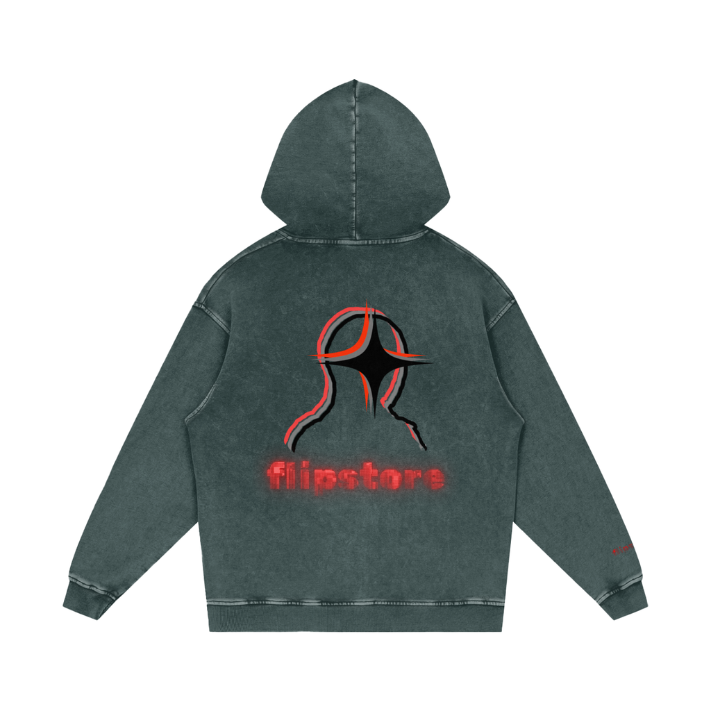 Flipstore Matrix Loose Cotton Hoodie