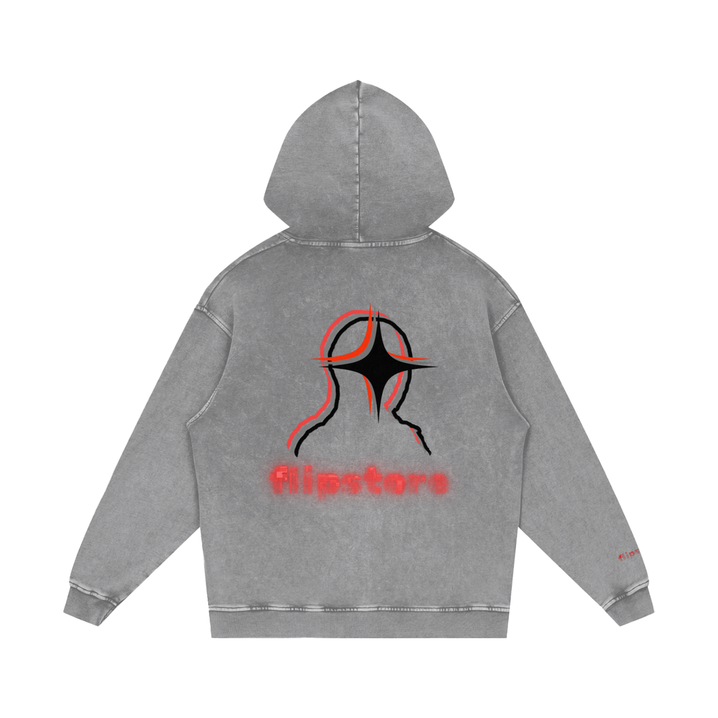 Flipstore Matrix Loose Cotton Hoodie