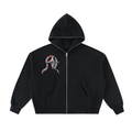 Flipstore Matrix Full-Zip Boxy Hoodie