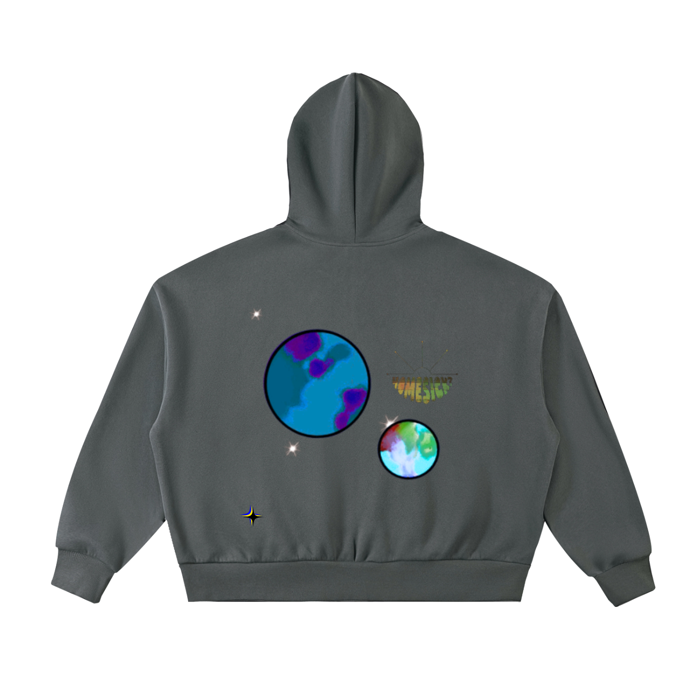 Homesick Full-Zip Boxy Hoodie