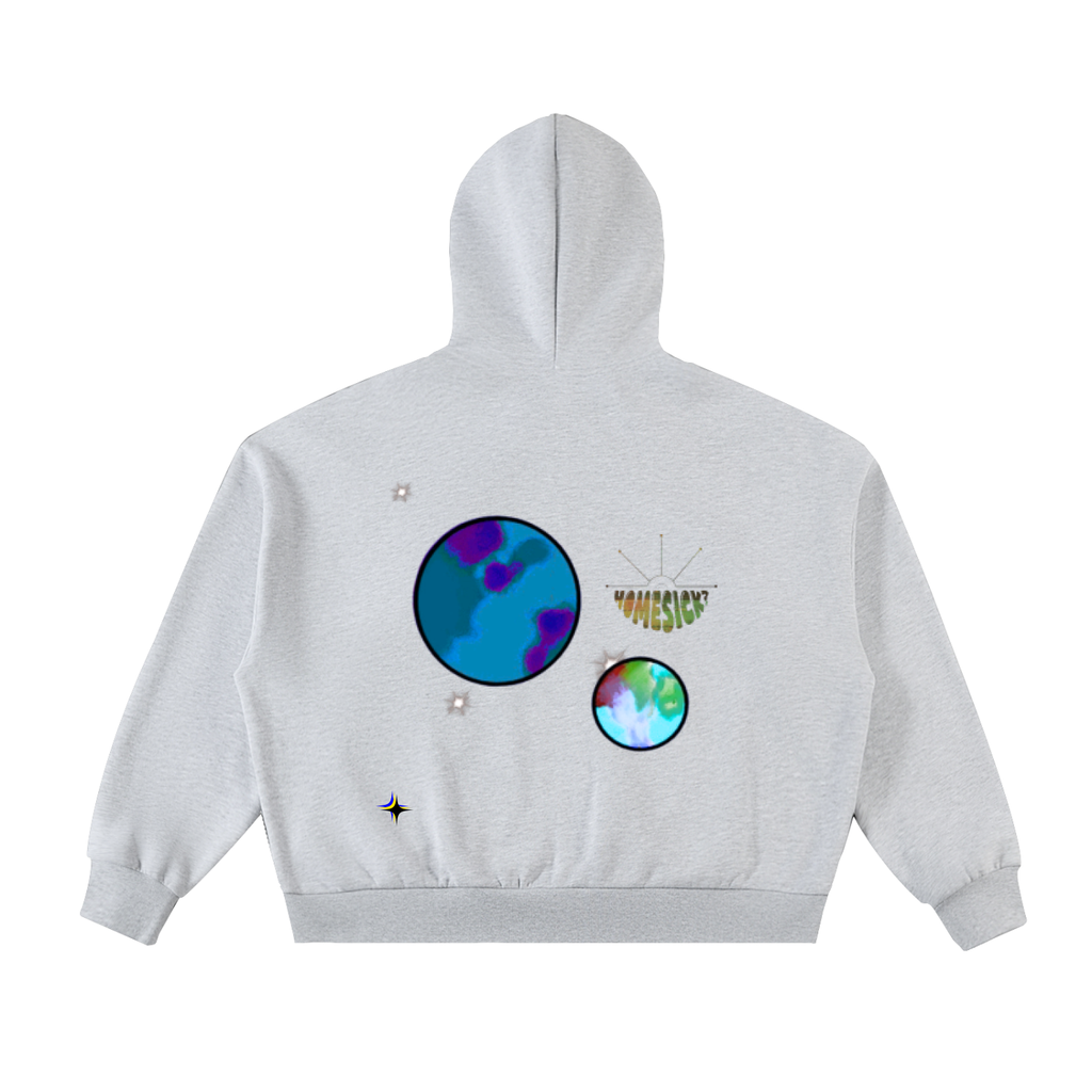 Homesick Full-Zip Boxy Hoodie