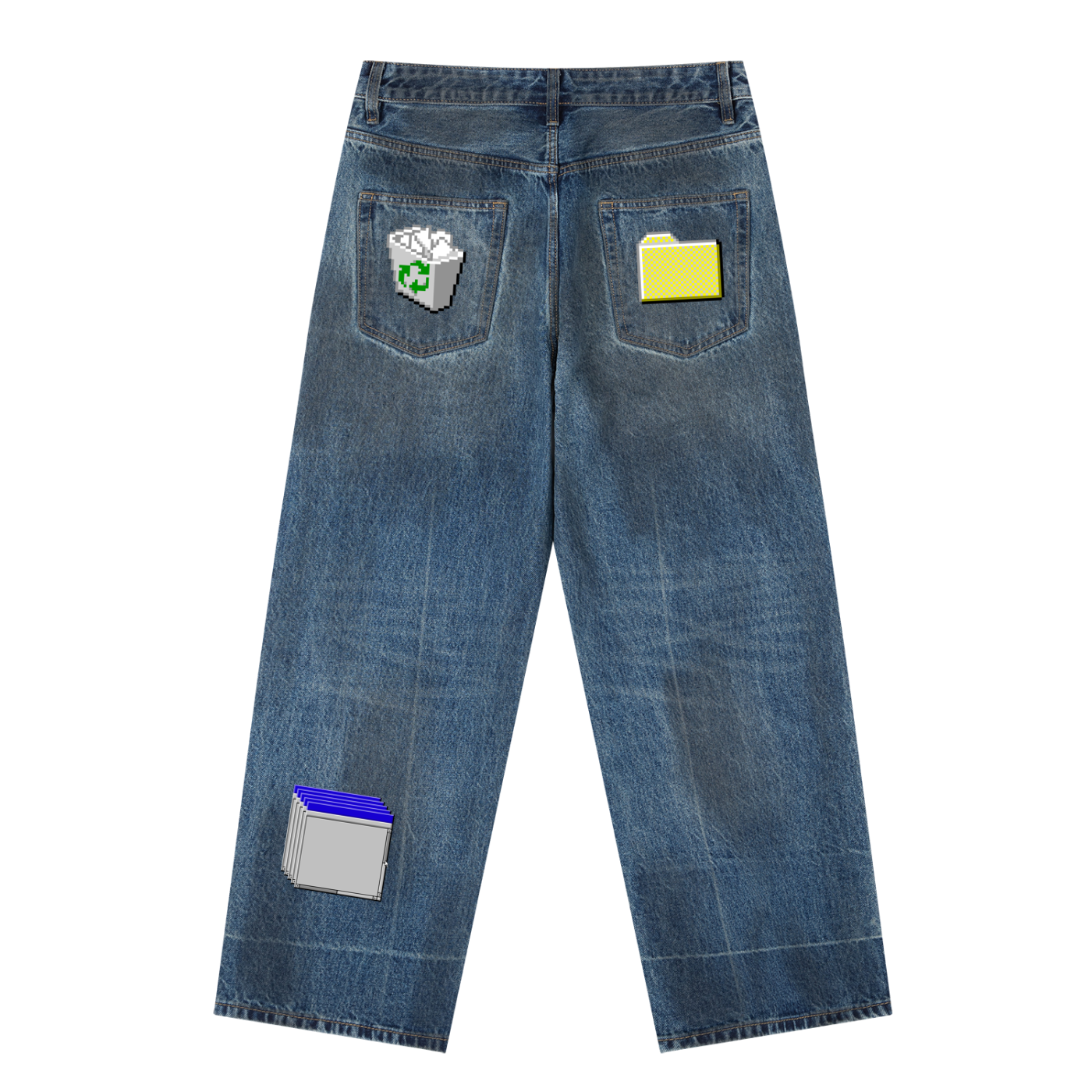 Early Internet Vintage Wash Jeans