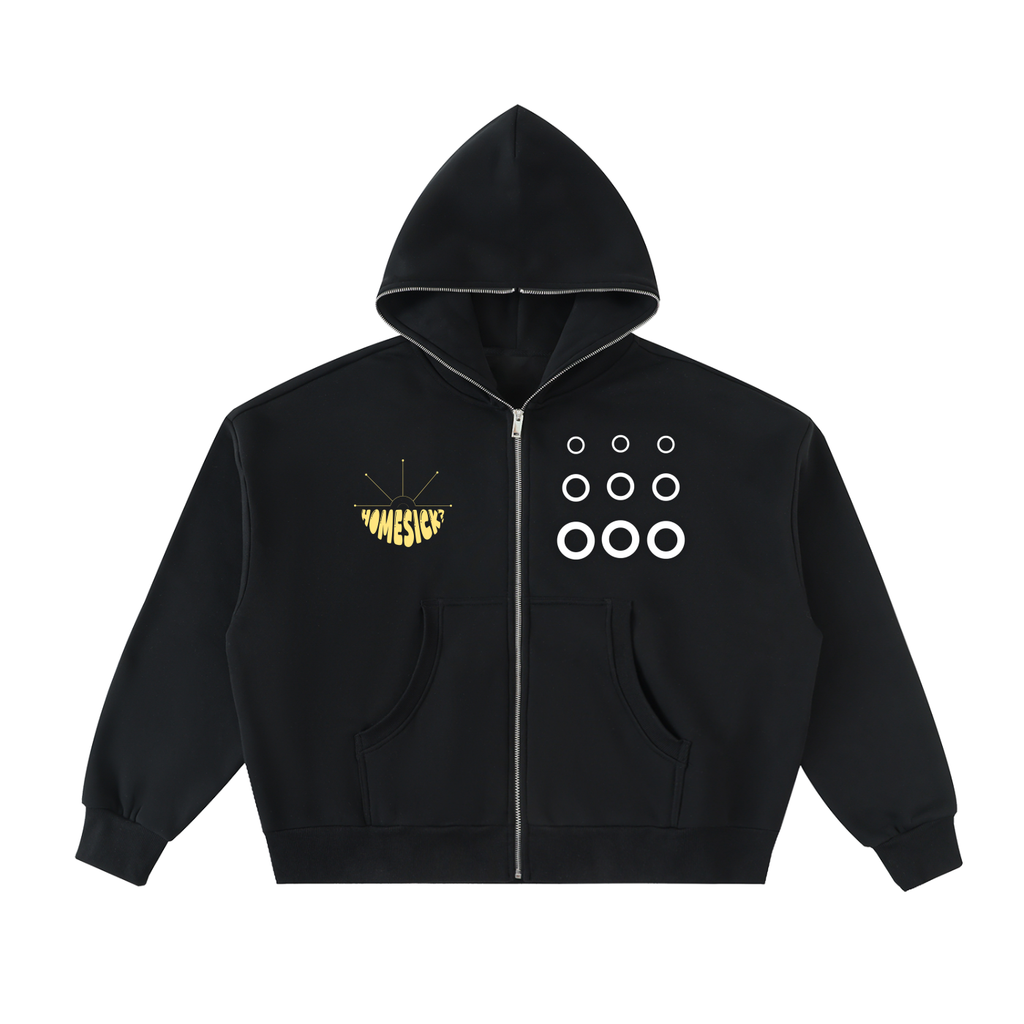 Homesick Full-Zip Boxy Hoodie