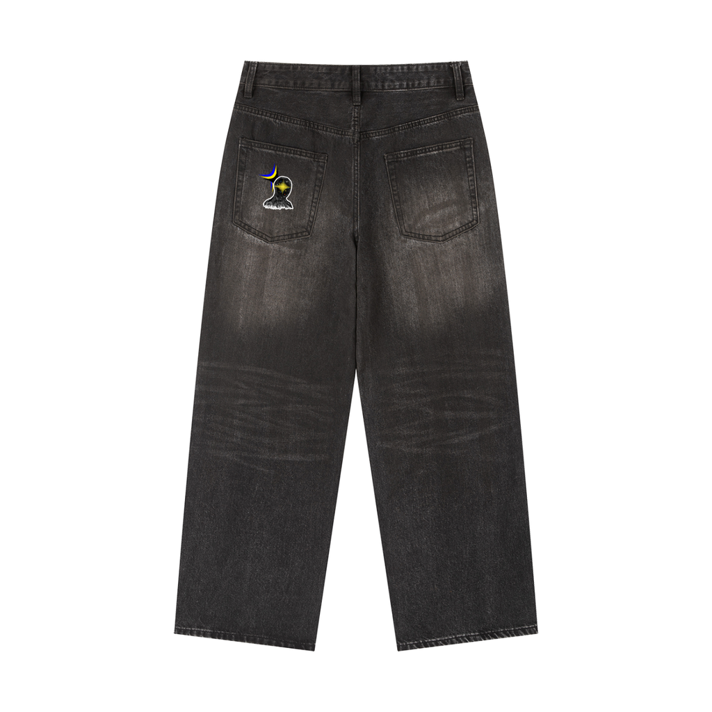 Flipstore Classic Black Heavyweight Denim Jeans