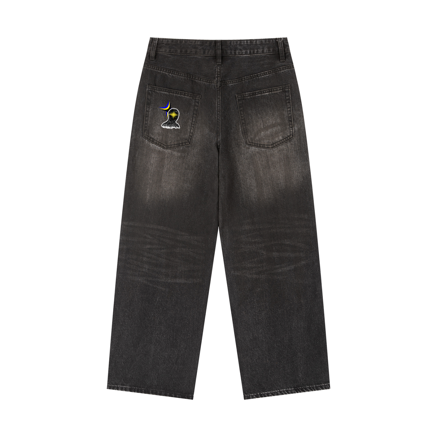 Flipstore Classic Black Heavyweight Denim Jeans