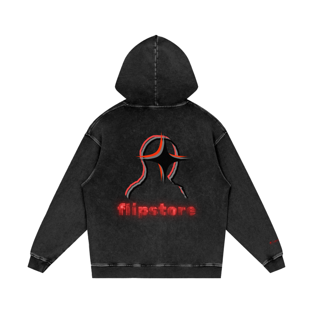 Flipstore Matrix Loose Cotton Hoodie