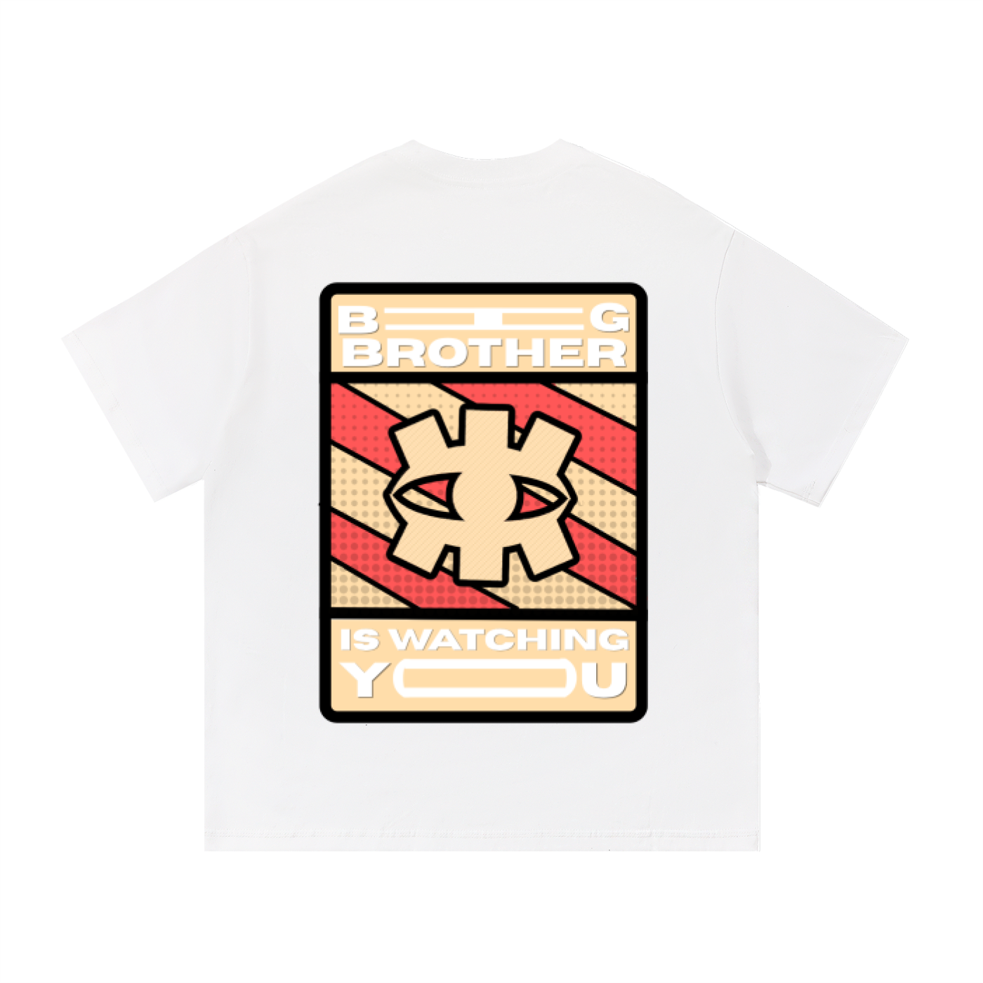 Big Brother Poster Cotton T-Shirt