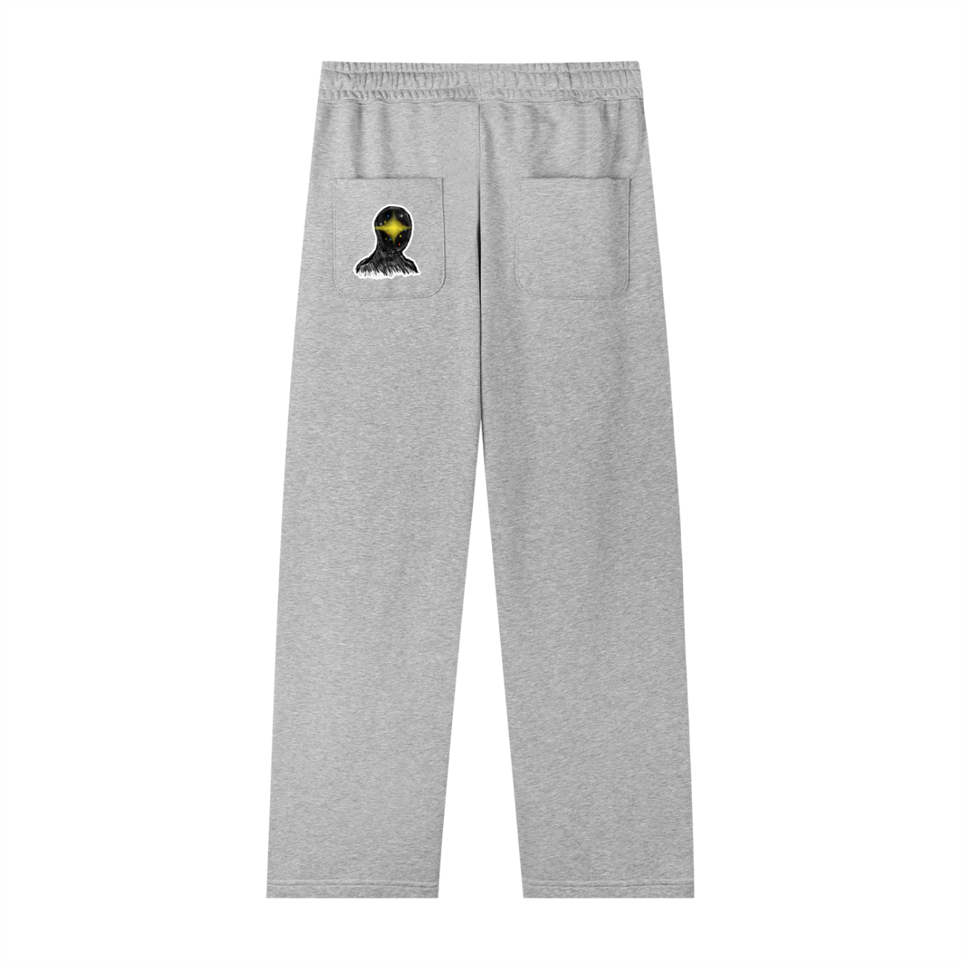 Flip Guy Decal Straight-Leg Sweatpants