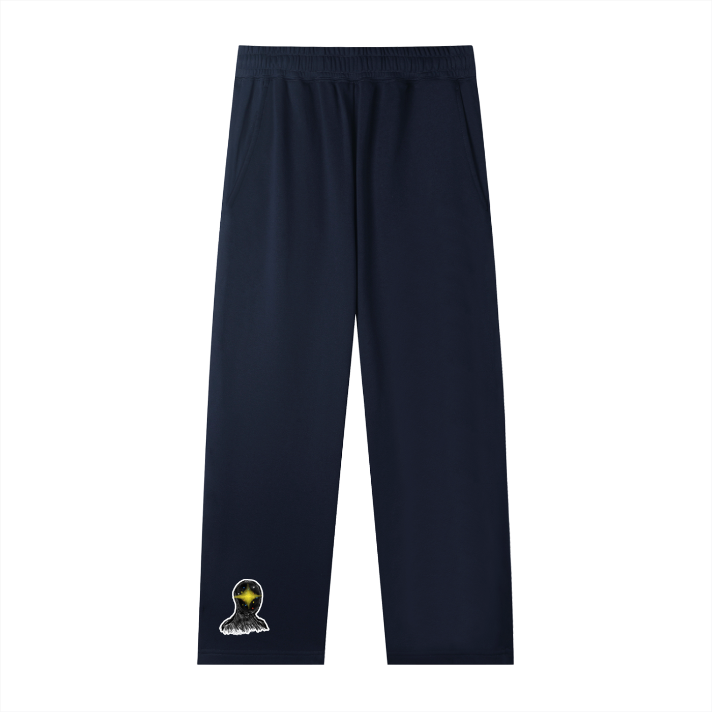 Flip Guy Decal Straight-Leg Sweatpants