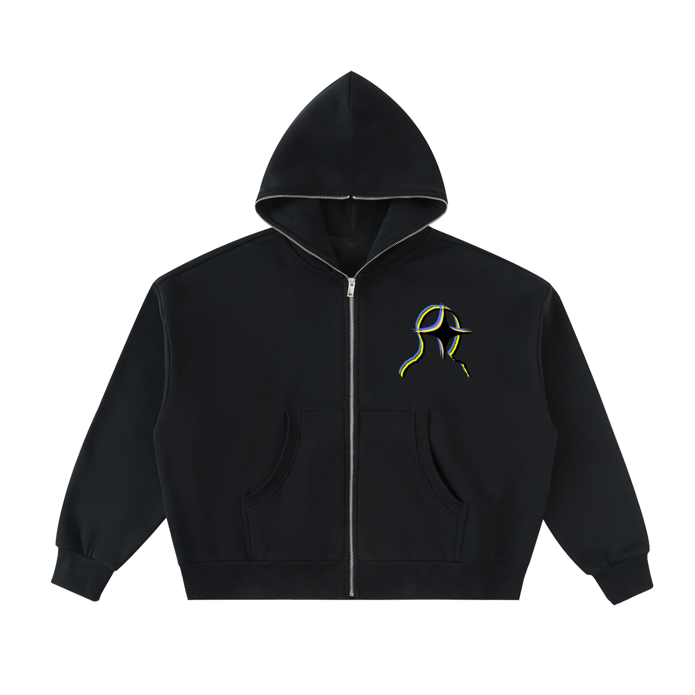 Flipstore Full-Zip Boxy Hoodie